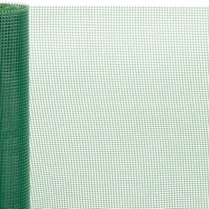 Calitate înaltă ECONOMY 2 plasă, 1000/05x05 mm, model pătrat, 300g/m2, verde, integral din plastic, ambalaj. 05m