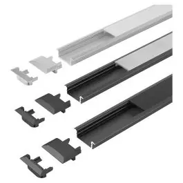 Profil ChannelLine C, 2000 mm, aluminiu/opal, 10 bucati, HALEMEIER Noutate