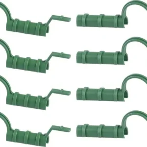 Ultima șansă Cleme pentru prinderea foliei Strend Pro, pentru sere, pentru suport folie, verde, 8 mm, ambalaj. 8 buc