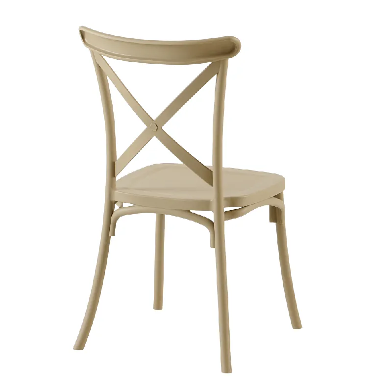 Retur ușor Scaun, pliabil, gri-maro, SAVITA