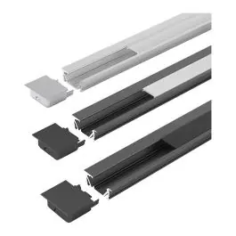 Profil ChannelLine G2, 2000 mm, din aluminiu, aluminiu/opal, 10 bucati, HALEMEIER Cel mai bun preț