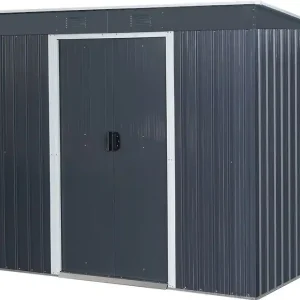 House Strend Pro, gradina, tabla, antracit, cu baza, 217x110x174 cm Doar azi