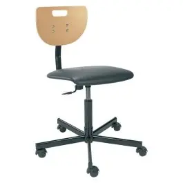 Preferatul clienților Scaun Werek Plus, piele artificiala/lemn [4332163702894]