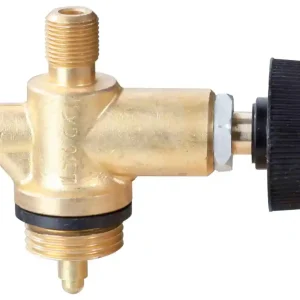 Livrare gratuită Supapă unidirecțională pentru conectarea la o sticlă de 2 kg cu filet de evacuare M9 x 0,75 LH, MEVA