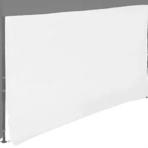 Plată sigură Perete lateral PE alb pentru Foișor 3 x 3m GARDENKUS