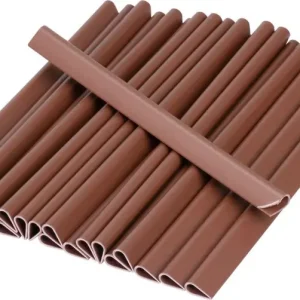 Clips Strend Pro EUROSTANDARD, pentru atașarea benzii de protecție 19 cm, maro mahon, RAL8016, 20 buc, rezervă Comandă acum