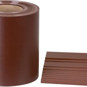 Tape Strend Pro EUROSTANDARD, 190 mm, L-35 m, ecranare, maro mahon, acoperire, pentru panouri de gard, PVC, RAL8016 Doar azi