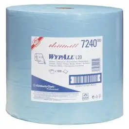 Comandă acum Laveta de stergere WYPALL L20, pe rola, 33 x 38 cm, 1 strat, 1000 foi, KIMBERLY-CLARK
