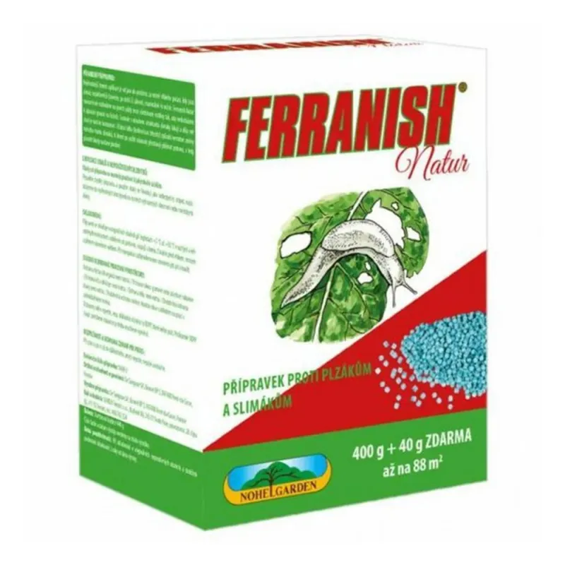 Preparat / granule contra melci Ferranish 400g+40gz gratuit, gradina sanatoasa Livrare gratuită