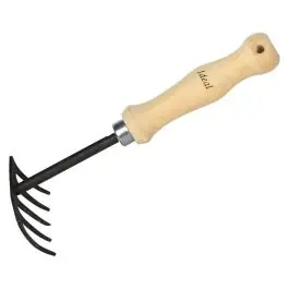 Ofertă exclusivă Grebla de mana IDEAL, maner de fag 15,5 cm