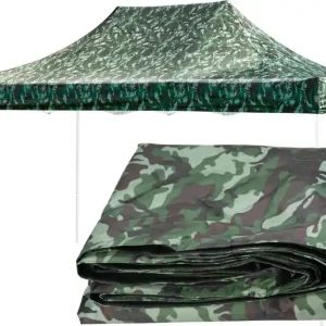 Reducere Acoperiș FESTIVAL 30, 3x3 m, camuflaj, pentru cort, rezistent la UV