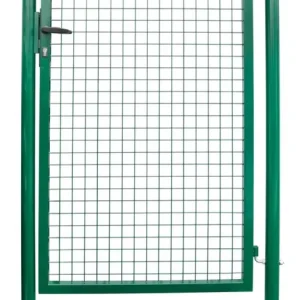 Ultima șansă Gate Strend Pro METALTEC ECO, 1000/1200/50x50 mm, cadru pătrat, verde, o singură foaie, grădină, ZN+PVC, RAL6005