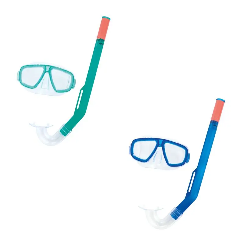 Reducere extra Bestway® 24018 Hydro-Swim Fun Snorkel Set Snorkel pentru copii Ochelari de protecție