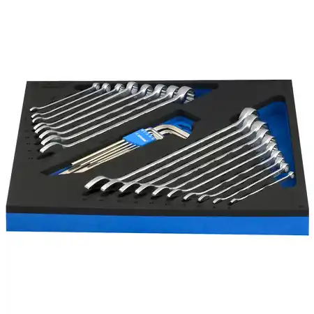 Set de chei combinate si chei hexagonale varianta lunga in suport SOS UNIOR Cel mai vândut