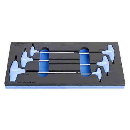 Set de surubelnite cu profil TX cu maner in T in cutie de plastic UNIOR Noutate