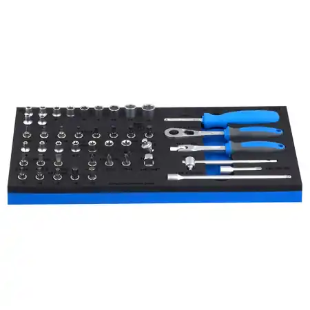 Calitate înaltă Set de capete chei tubulare si accesorii 1/4" in suport SOS UNIOR