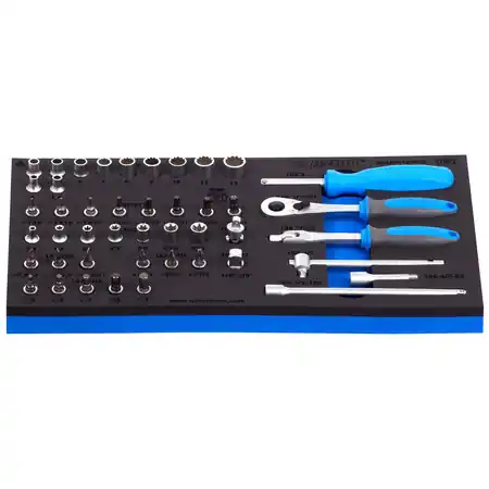 Set de capete chei tubulare si accesorii 1/4" in suport de plastic UNIOR Livrare gratuită