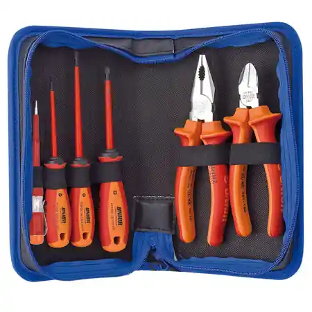 Set de scule VDE BI in husa tip mapa. UNIOR Discount