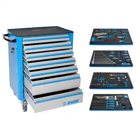 Set de scule in module SOS in carucior de scule 940EV4 UNIOR Lichidare de stoc