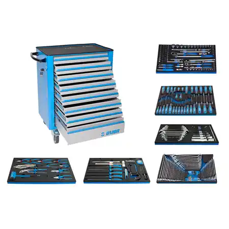 Set de scule in module SOS in carucior de scule 940EV6 UNIOR Discount