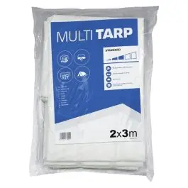 Retur ușor Prelata impermeabila Tex-Tarp, alba, 2x3m, 120g/m2