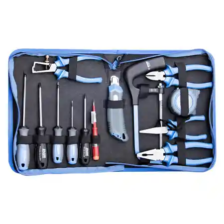 Calitate înaltă Set de scule CR in husa tip mapa UNIOR