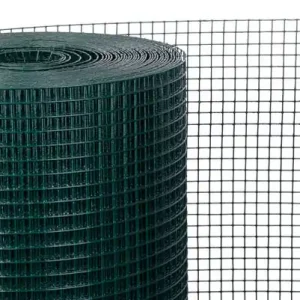 Preț redus Plasa GARDEN PVC 1000/25x25/2,5 mm, verde, RAL 6005, patrat, gradina, crestere, ambalaj. 10 m