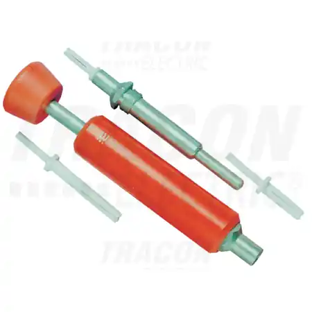 Set unelte pt. batut nituri la montajul canalului de cabluri TEST SZ8 Tracon Retur ușor