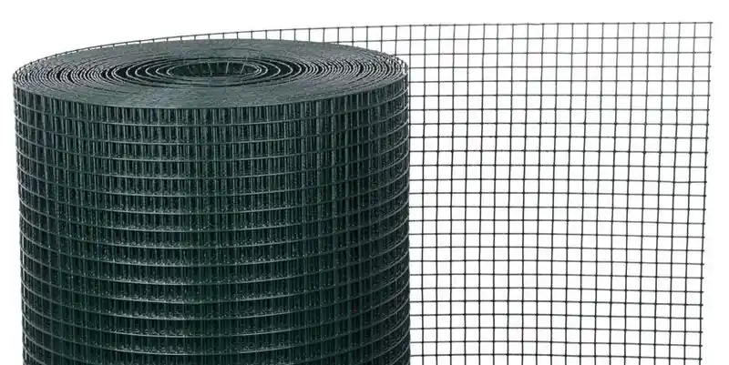 Ultima șansă GARDEN plasă PVC 1000 / 25x25 / 2,5 mm, verde, RAL 6005, pătrat, grădină, reproducere, bal. 25 m