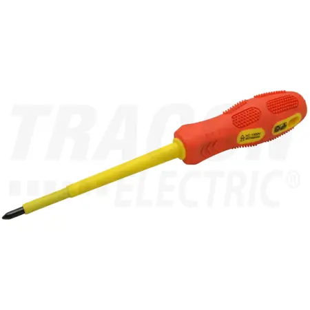 Reducere Surubelnita cu cap cruce izolata la 1000V, maner rosu-galben SD6125S AC 1000V, 6x125mm Tracon