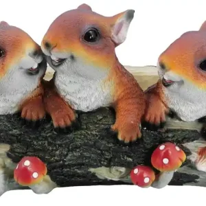 Decor MagicHome Gecco, Veverițe pe ramură, polirășină, 31x22x20 cm Preferatul clienților