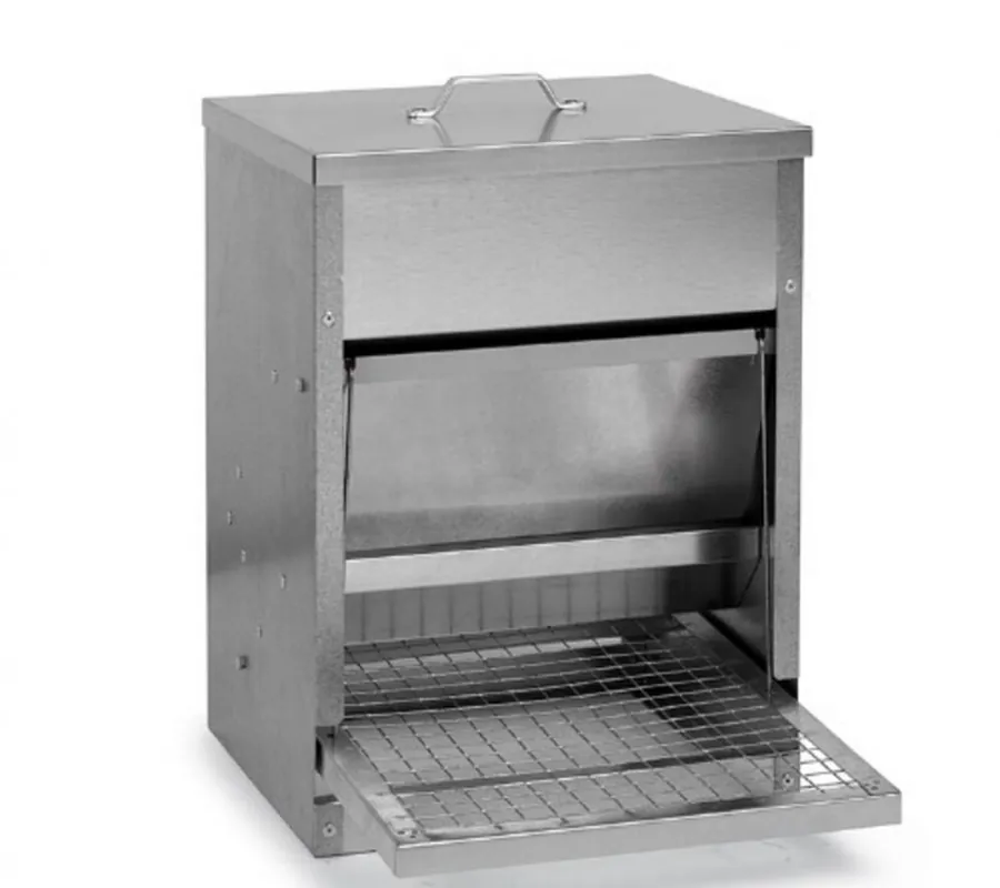 Retur ușor Hranitoare walk-in pentru pasari 10 kg galvanizat GAUN