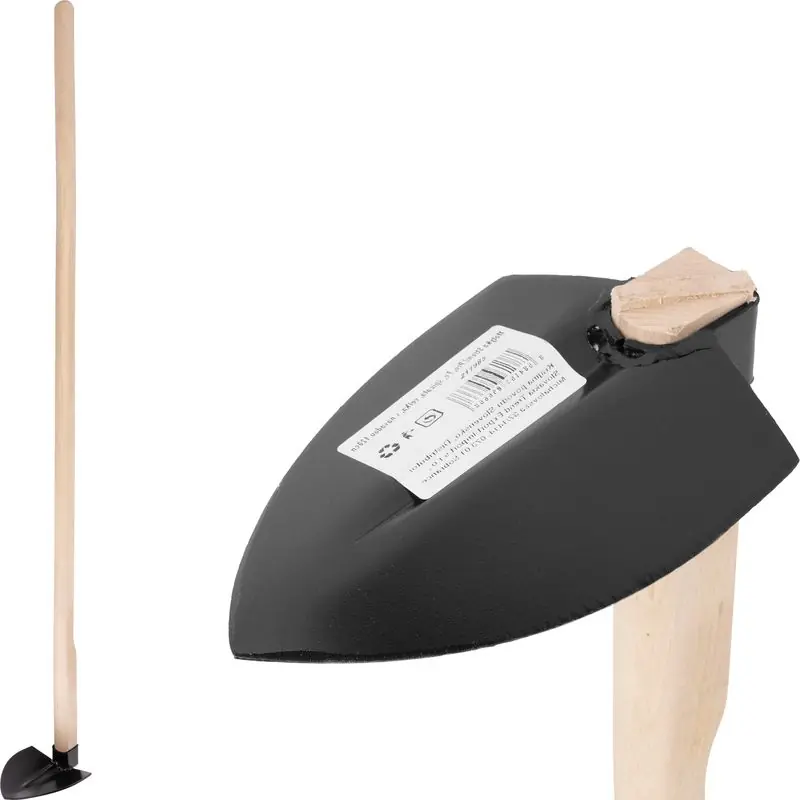 Hoe Strend Pro, Fe, ascuțit, mare, 370 g, mâner din lemn 120 cm Lichidare de stoc