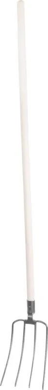 Popular Furculiță F104KX.WH, cu 4 vârfuri, KomaXit, italiană, cu mâner