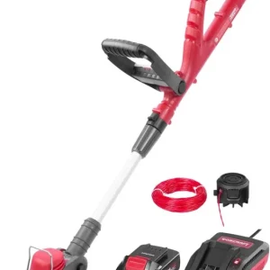 Vezi acum Trimmer Worcraft CGT-S20LiSTA ShareSYS, 20V Li-ion, 24 cm, SET cap de nailon, siloz, baterie și încărcător