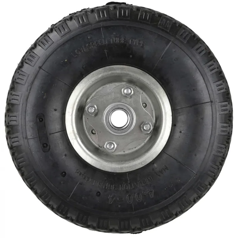 Expediere rapidă Roata gonflabila cu rulmenti, gaura 20mm, diametru 27,5 cm, latime 8,5 cm, gri, fara ax