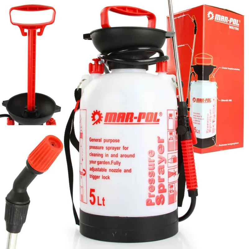 Pulverizator manual sub presiune 5 litri, MAR-POL Ofertă specială