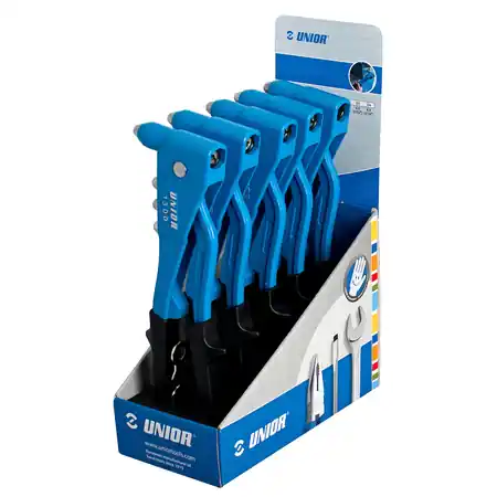 Preț mic Set de nituitoare manuale in displai de carton UNIOR