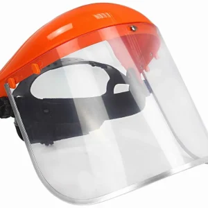 Mască de protecție cu plexiglas pentru cosirea ierbii, portocaliu, MAR-POL Nu rata