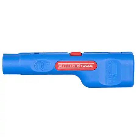 Retur ușor Dezizolator coaxial No 1F Plus pentru inlaturarea mantalei si dezizolarea cablurilor coaxiale, inclusiv asistenta la dezrasucire Weicon