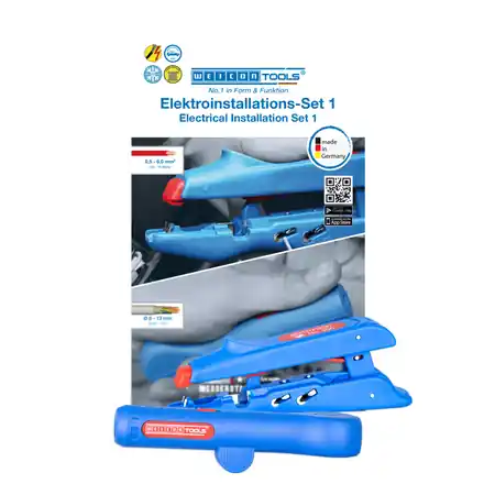 Transport gratuit Set instalatii electrice nr. 1 set instalatii din doua piese include unealta de sertizare si dezizolator Weicon
