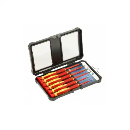 surubelnite de precizie 6 buc, izolate 1000 V Hoegert Lichidare de stoc