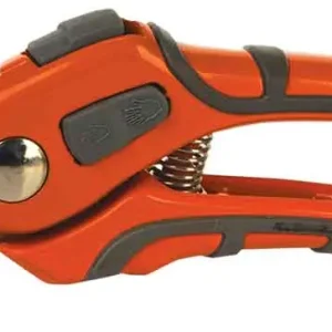 Foarfece de grădinărit nicovală 205 mm cu siguranță, negru-portocaliu, RAMP Preț mic