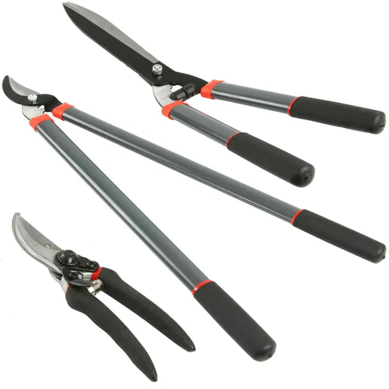 Set foarfece din 3 piese, include foarfece de grădină pentru crengi și gard viu, MAR-POL Preferatul clienților