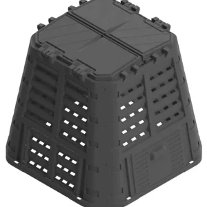Composter 480 l negru, dimensiune 85 x 85 x 80 cm, PATROL Livrare rapidă