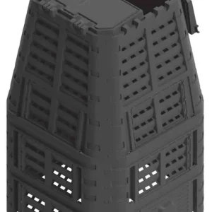 Composter 1.000 l negru, dimensiune 85 x 85 x 145 cm, PATROL Preferatul clienților