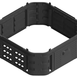 Extensie pentru composter 260 l negru, dimensiune 80 x 80 x 75 cm, PATROL Expediere rapidă