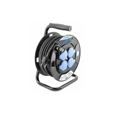 30m tambur izolat cu tambur 30m extensie de cauciuc izolat Hoegert Ofertă de sezon