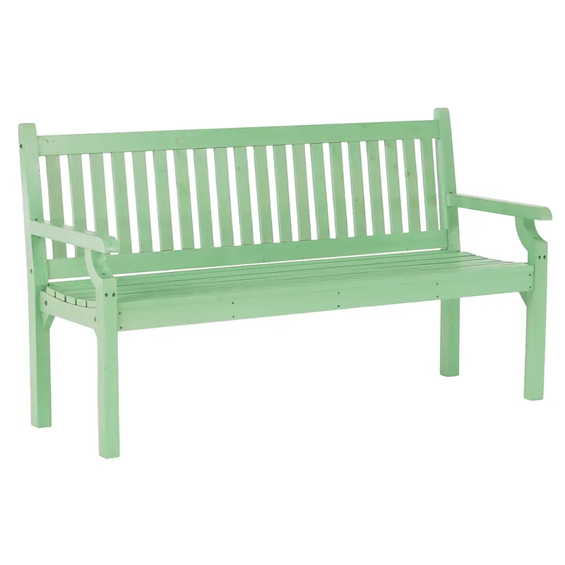 Bancă de grădină din lemn, neo mentă, 150 cm, KOLNA Cel mai vândut
