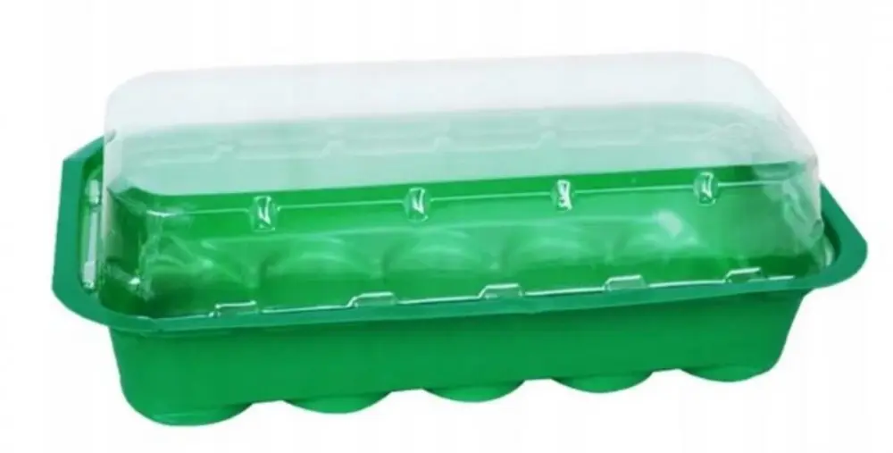 Baia de aburi plastic mini + 10 discuri de turba Cel mai vândut